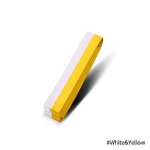 송판 태권도 격파용품 플라스틱벽돌 1PCS Martial Arts Karate Judo Taekwondo Professional Belts Jiu jit, 04 White Yellow