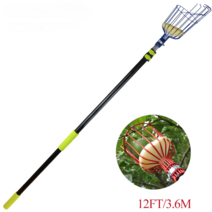 과일 수집기 추수감사절 수확 과수원 높은 고도 복숭아 배 사과 수확기 도구 피커헤드, 1호 금속