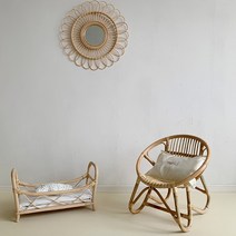 아기 라탄 의자 아이방꾸미기 촬영소품 피크닉의자