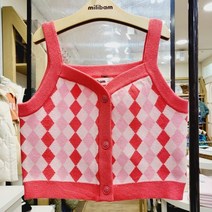 [밀리밤] 다이아햅 니트조끼 MLVK23S52 _덕천점