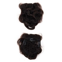 크라운가발 보톡스링 볼륨업 인모 인조 정수리가발 부분가발 탑커버, 1개, 03-믹스벌집망-자연갈색