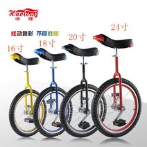 알루미늄 합금 원 바퀴 손수레 균형 자전거 자전거 어린이 성인 곡예-96436, 단일옵션, 03. 16 인치 파란색 + 브래킷