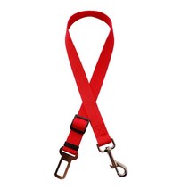 강아지 카시트 콘솔박스 car pet dog seat belt dog rope 견인 개, 빨간색, 2.5 70cm
