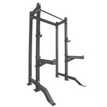 스쿼트랙 벤치프레스 풀업 바벨거치대 파워랙 세트, V1 오픈 프레임 블랙