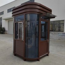 경비초소 주차부스 공장 휴게 컨테이너 흡연부스 공간 야외 이동식 간이 발렛 업소용 수위실, 1.2x1.5x2.8m, 스타일 1