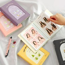 아카이브 셀프 사진 앨범 4x6 포켓 네컷 커플 기념일 선물 사진첩 포토북, 02 PINK
