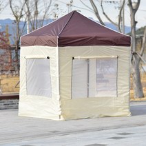 베이직 2x2 캐노피천막 캠핑천막 감성천막 포장마차 야외천막 접이식천막, B창모풀 2X2 베+베