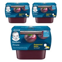 거버 어린이 액상 식품 56g 2개입, 3개, 프룬(Prune)