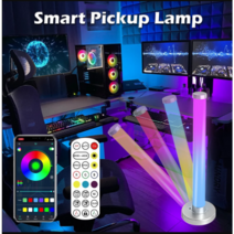 Meetoo RGB 조명 PC방 게이밍 스마트 조명바 음성 제어 LED 조명 파티 무드등, 혼합색상, 1개