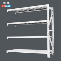 파렛트랙 창고 보관 고하중 선반 파렛트렉 파레트렉 적재 물류, 두께 180KG-층 180x60x200=4층[, 화이트 서브랙(독립사용불가)