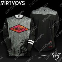 VIRTUOUS 크루즈 엔듀로 다운힐 산악 자전거 저지 MX 모토크로스 BMX 레이싱 DH 긴팔 사이클링 의류 MTB FOX 티셔츠