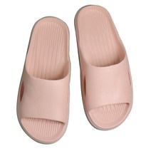 eva 모던 실내화 실내슬리퍼 가벼운 폭신한 슬리퍼 욕실화, 핑크, 1개
