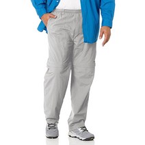 Columbia 남성용 스탠다드 백케스트 컨버터블 팬츠 퀵 드라이 쿨 그레이 스몰 x 81L