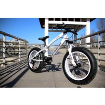 팻바이크 펫바이크 풀샥 산악 26인치 MTB 자전거 Jeep 서스펜션 와이드타이어 학생용, 7단 + 20인치cm, V