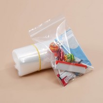 튼튼한 PE 지퍼백 100p세트(12x17cm) 소분 포장 비닐, 상세 참조