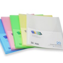 더존 FK A4고투명 클리어화일 6P 10P 20P 30P 40P 파일속지포함, 40P 고투명화일, 분홍색