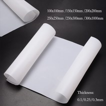 미니창문형에어컨 백색 PTFE 필름 고강도 압축 성형 압출 두께 1 개, 9.0.3mm - 100x100mm 5pcs