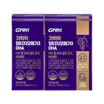 GNM자연의품격 기억력 알티지오메가3 DHA 60캡슐 4개