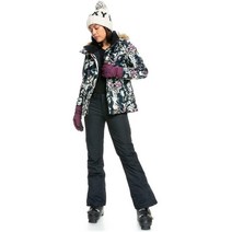 록시 스키복 자켓 보드복 Roxy Jet Ski Snow Jacket - 여성 X-Small True Black Superlights (KVJ9)