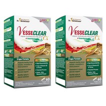 라보뉴트리션 VesseCLEAR CX 일본 나토키나제 혈관청소 감마 오리자놀 60정 2개, 1개, 기본