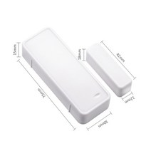 문열림센서 1/3/6pcs 무선 433MHz 양방향 자기 도어 센서 창 열기/닫기 감지기 홈 보안 시스템, 01 1pc