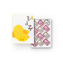 일본 도쿄 히요코 홍백 병아리 만쥬 빵 12개입