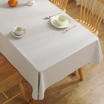 루디모어 방수 식탁보, 6인용(140 x 220 cm), 아이보리, 6인용(140 x 220 cm)