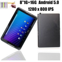 안드로이드 5.0 TM800 인텔 아톰 Z3735G 태블릿 PC 쿼드 코어 1280x800 IPS 키즈 패드 선물용 플래시 판, 01 Tablet Standard, 01 Black
