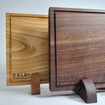 달디공방 나무 도마 통원목 수제 월넛 호두나무 느티나무 나무도마 국물 흐름 방지 김치도마, 월넛(호두나무), 도마받침목 선택안함