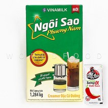 월드푸드 베트남 비나밀크 응오이사오 1.284KG VINAMILK Ngoi Sao, 1팩, 1284g (칠리10g묶음)