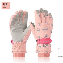 터치 스키장갑 남녀 겨울 방풍 방수 겨울 보온 두꺼운 융털 모터 전차 라이딩장갑81459, SK10;연핑크, L