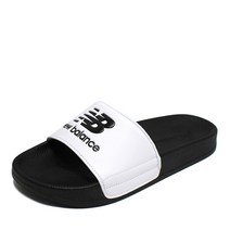 뉴발란스 NB 슬라이드 슬리퍼 화이트블랙 남자 여자 실내화 신발 SD1101HWB