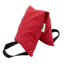 Bean Products 올리브 - 4.5kg(10파운드) 요가 샌드백으로 채워진 투 핸들 디자인 - 미국 제조, Red