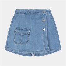 OHOO NC05 오후 데님 랩 스커트 OHTH22454
