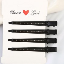 메탈 블랙 미용실집게핀 옆머리누르기 헤어핀셋, 상세페이지 참조, 상세페이지 참조, 상세페이지 참조