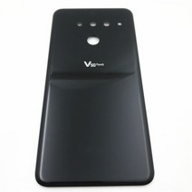 저무리 LG V50 ThinQ 5G LM-V500N V500 배터리 도어 후면 유리 하우징 커버 수리 부품, 02 Black (Global), Black (Global)