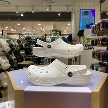 크록스 남녀공용 23SS 클래식 클로그 화이트 10001-100