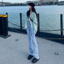 FENGSHAGN 여성 나팔바지 하이웨이스트부츠컷 5 color