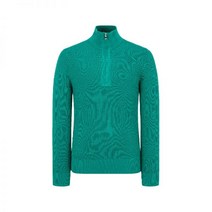 J.LINDEBERG 제이 린드버그 men 알렉스 하프 지퍼 니티드 스웨터 - 그린