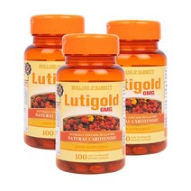 영국 홀랜드앤바렛 Holland & Barrett Lutigold Lutein 루티골드 루테인 6mg 100캡슐, 3팩