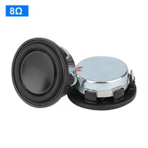 AIYIMA Pcs Inch 미니 스피커 8 옴 W 8MM 범위 사운드 미드 레인지베이스, CHINA_8 ohm