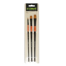 코메트 수채화붓 730F 3본 세트, 1개, 단품
