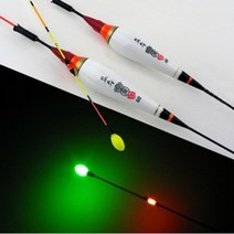 사은품 이화요수 천리안 야신3 민물 전자찌 (2점등), 녹색 - 길이 70cm-부력 4.8g