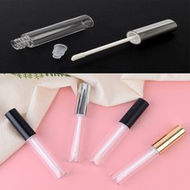 10ml 틴트 립글로즈 소분 공병 화장품 용기 통 여행 수제 샘플 만들기, 기본, 블랙(유광)
