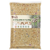 햄스타일 프리미엄 편백나무 믹스베딩 지퍼백 콘페티, 2kg, 1개