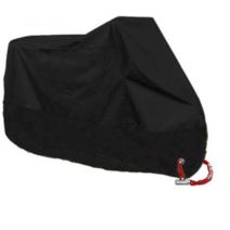 할리데이비슨 바이크 오토바이 방수 커버 덮개, 블랙 실버 (XXXL )