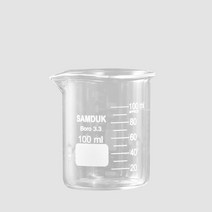 유리비커(100ml/국내산) 과학 실험 도구 계량 눈금
