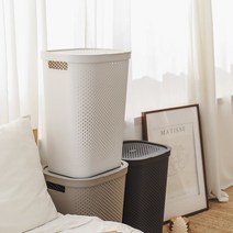 모노 빨래바스켓 60L, 상세설명 참조, 그레이