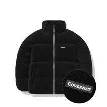 COVERNAT 커버낫 RDS 코듀로이 숏 푸퍼 블랙