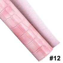 가죽 크리져 공예 도구 공구 공방 디바이더 30x134cm 반짝이는 우아한 악어 곡물 양각 크로스 인조 패브릭 롤 핸드백 선물 상자 장식 DIY BH463, BH463 - 12